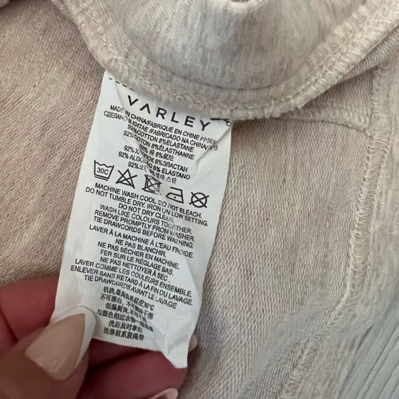 Varley Atlas Sweatshirt eggnogg/oatmeal color - Picture 8 of 13